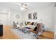 Bright living room with contemporary furniture, area rug, and stylish accents at 1910 E Palm Ave # 10301, Tampa, FL 33605