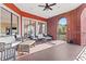 Inviting outdoor patio with comfortable seating, brick accents, and ample space for relaxation and social gatherings at 1910 E Palm Ave # 10301, Tampa, FL 33605