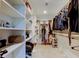 Walk-in closet with shelves and storage space for clothing at 211 S Obrien St, Tampa, FL 33609
