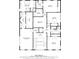 Detailed floor plan showcasing layout of the home, including kitchen, living areas, bedrooms, bathrooms, and outdoor spaces at 2603 W Parkland Blvd, Tampa, FL 33609