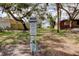 A community sign that reads PRIVATE PROPERTY Jungle Shores #6 Association at 2901 Pelham Rd N, St Petersburg, FL 33710