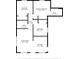 Detailed floor plan showcasing the layout and dimensions of the house at 5511 N 32Nd St, Tampa, FL 33610