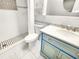 Updated bathroom featuring modern sink and shower at 6718 Ranchwood Loop, New Port Richey, FL 34653