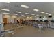 Fitness center featuring exercise bikes, treadmills, and weightlifting equipment at 18126 Kara Ct, Tampa, FL 33647
