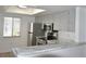 Updated kitchen featuring stainless steel appliances, and a window for plenty of natural light at 256 Cypress Ln # 120, Oldsmar, FL 34677