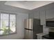 Bright kitchen with stainless steel appliances and a window view at 256 Cypress Ln # 120, Oldsmar, FL 34677