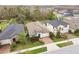 Charming single-story home with a well-manicured lawn and brick driveway at 9645 Little Bluestem Dr, Land O Lakes, FL 34637