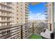 A private balcony with a partial city view offers a relaxing outdoor space at 1120 E Kennedy Blvd # 1126, Tampa, FL 33602