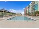 A stunning rooftop swimming pool area provides amenities and recreation for residents at 1120 E Kennedy Blvd # 1126, Tampa, FL 33602