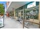 The Poke Company exterior view highlights outdoor seating and a modern facade at 1120 E Kennedy Blvd # 1126, Tampa, FL 33602