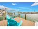 Picturesque waterfront dock with comfortable Adirondack chairs, perfect for enjoying the calming views at 7984 1St S Ave, St Petersburg, FL 33707
