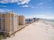 Beautiful beachfront condo building with private beach access and gulf coast views at 11 San Marco St # 807, Clearwater Beach, FL 33767