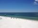 Wonderful ocean view of the beach, showcasing white sands, crystal-clear water, and a pier at 11 San Marco St # 807, Clearwater Beach, FL 33767