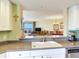 Open kitchen with a view to the dining and living areas at 11 San Marco St # 807, Clearwater Beach, FL 33767