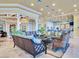 Expansive lobby area showcasing comfortable seating and views of the kitchen and dining area at 11 San Marco St # 807, Clearwater Beach, FL 33767