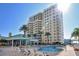 Amazing condo with a pool, lounge area, and ocean view at 11 San Marco St # 807, Clearwater Beach, FL 33767