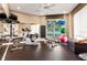 Community gym offers modern equipment, mirrors and light, perfect for fitness enthusiasts at 1170 Gulf Blvd # 2001, Clearwater, FL 33767