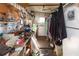 Garage featuring a pegboard wall and a washing machine at 13225 101St St # 462, Largo, FL 33773