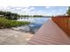 Community boat dock for resident access to the lake, to use for boating and recreation at 21807 Amelia Rose Way, Land O Lakes, FL 34637