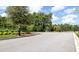 Street view of gated community entrance with well maintained landscaping and security features at 21807 Amelia Rose Way, Land O Lakes, FL 34637