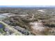 An aerial view of the neighborhood nestled amidst lush, dense greenery and picturesque ponds at 22990 Scaglione Dr, Lutz, FL 33549