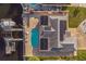 Waterfront home featuring solar panels, a pool, and a private boat dock at 3939 Rudder Way, New Port Richey, FL 34652