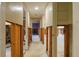 Hallway between rooms showing studs ready for new walls at 5033 Blue Heron Dr, New Port Richey, FL 34652