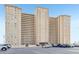 Expansive condo complex with multiple units and balconies, convenient parking, and a well-maintained exterior at 5200 Brittany S Dr # 902, St Petersburg, FL 33715