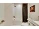Bathroom featuring a shower over the tub at 7528 Paradiso Dr, Apollo Beach, FL 33572