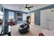 Spacious game room featuring an arcade machine, beanbag chair, and ample space for entertainment and relaxation at 7528 Paradiso Dr, Apollo Beach, FL 33572