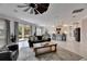 Bright living area features an open floorplan with access to the backyard at 7528 Paradiso Dr, Apollo Beach, FL 33572