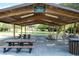 Harry Keller Pavilion at Lido Park offers picnic tables and shade for a relaxing outdoor experience at 4550 Plaza Way, St Pete Beach, FL 33706