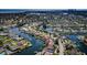 Stunning aerial view of the waterfront neighborhood at 4937 Dover Ne St, St Petersburg, FL 33703