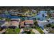Gorgeous aerial view showcasing the waterfront location of this property at 4937 Dover Ne St, St Petersburg, FL 33703