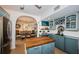 Stylish kitchen with an island, plenty of counter space, and easy access to the dining room, perfect for meal preparation at 4937 Dover Ne St, St Petersburg, FL 33703