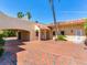 Mediterranean style home with red tile roof and courtyard at 5020 S Shore Crest Cir, Tampa, FL 33609