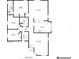 A detailed floor plan showcasing the layout, dimensions, and spatial relationships of the home at 1609 Shady Oaks Dr, Oldsmar, FL 34677