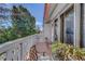 Private balcony with charming railings offering a relaxing outdoor space at 2612 Pearce Dr # 310, Clearwater, FL 33764
