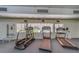 Gym with treadmills and cardio equipment overlooking outdoor area at 2612 Pearce Dr # 310, Clearwater, FL 33764