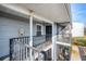 View of the balcony and unit 214 at 3711 W Iowa Ave # 214, Tampa, FL 33611