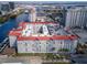 Beautiful condo building with red roofs, meticulously maintained grounds, and ample parking at 700 S Harbour Island Blvd # 738, Tampa, FL 33602