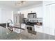 Modern kitchen featuring granite countertops and stainless steel appliances at 700 S Harbour Island Blvd # 738, Tampa, FL 33602