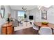 Inviting living room with a large window offering plenty of natural light at 700 S Harbour Island Blvd # 738, Tampa, FL 33602