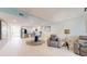 Open living space with views of the water and the newly renovated kitchen at 7910 Sun Island S Dr # 305, South Pasadena, FL 33707