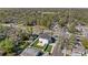 An aerial view of the home, conveniently located close to Lowry Park Zoo at 902 W Sligh Ave, Tampa, FL 33604