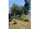 Fenced backyard with a green lawn and well-maintained landscaping at 1811 Ridge S Rd, Largo, FL 33778