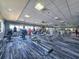Community gym featuring modern exercise equipment for cardio and weight lifting on a contemporary carpet at 5062 Stone Harbor Cir, Wimauma, FL 33598