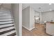 Hallway leading to dining room and kitchen at 5351 Bridge St # 81, Tampa, FL 33611