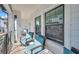 Outdoor patio offers comfortable seating and a shaded retreat with an exterior view at 5351 Bridge St # 81, Tampa, FL 33611