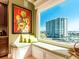 Window nook offers city views and cozy seating at 1590 Gulf Blvd # 501, Clearwater Beach, FL 33767